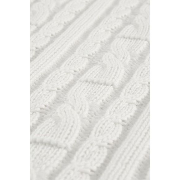 Azura Exchange  High Neck Cable Knit Sweater Vest - Picture 7 of 13